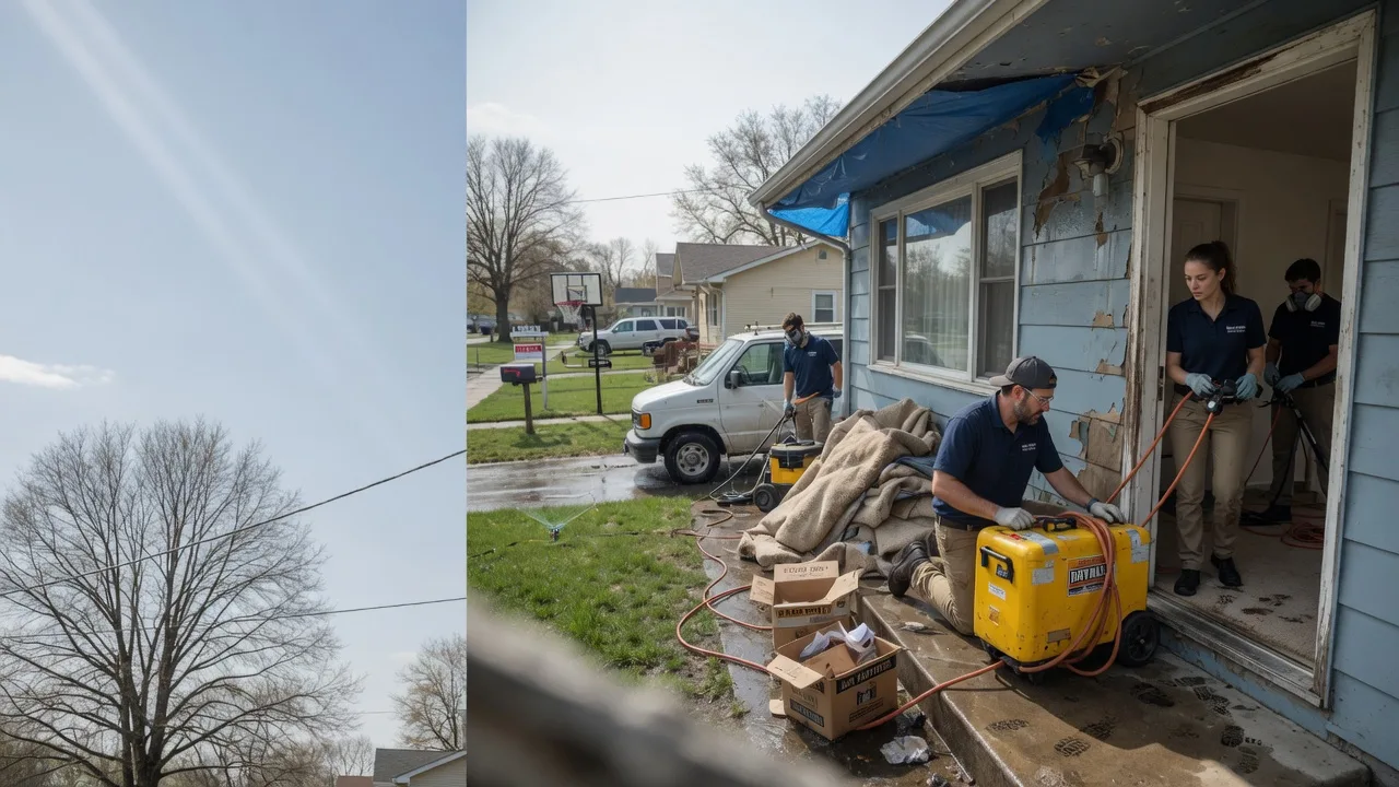 Basement Flood Cleanup in New Bloomfield, MO near me